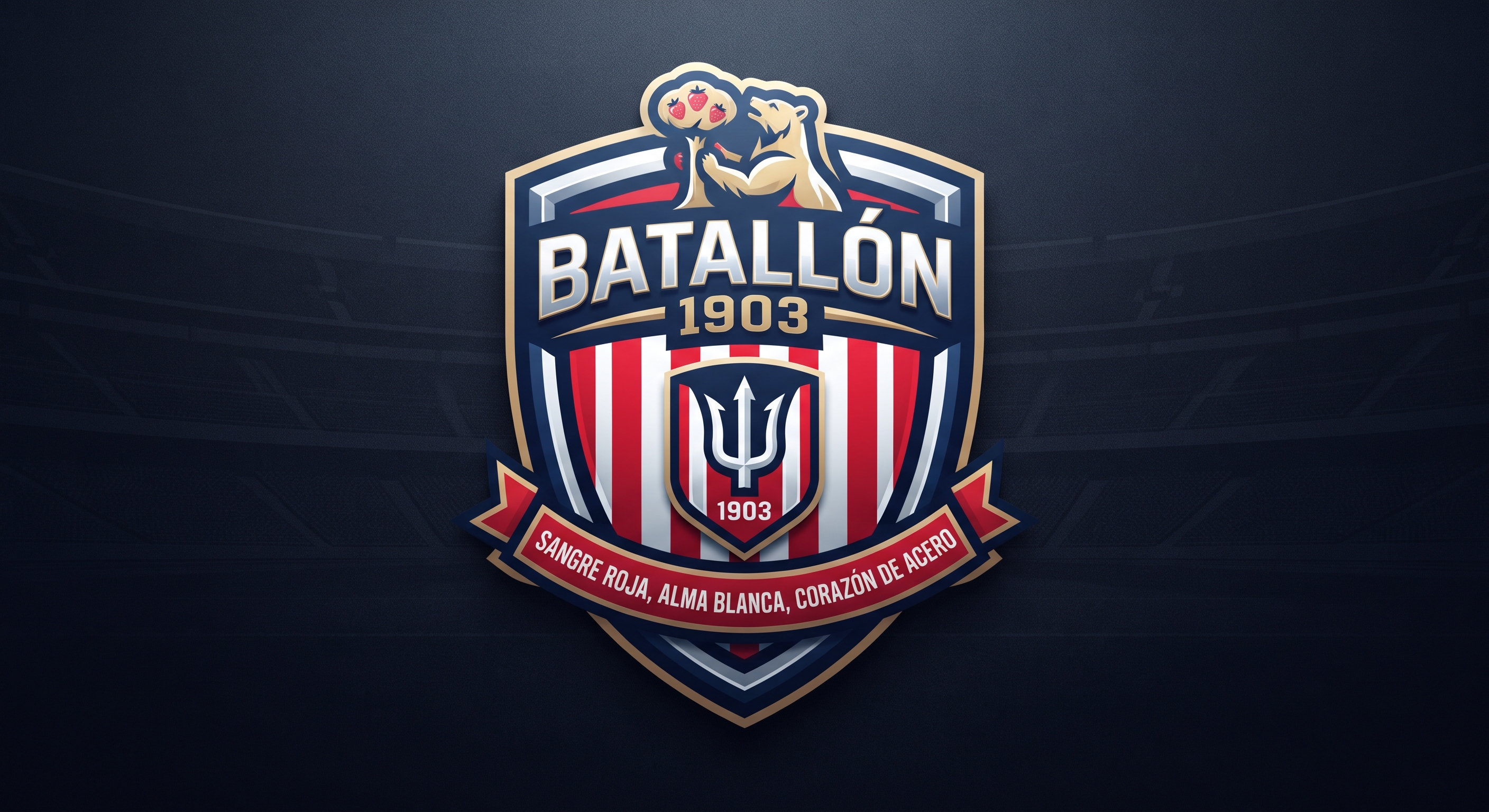 Escudo de Batallón 1903, peña no oficial del Atlético de Madrid